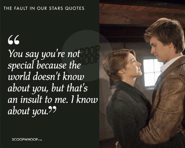 20 Quotes From ‘The Fault In Our Stars’ About Love, Pain & Grief That ...