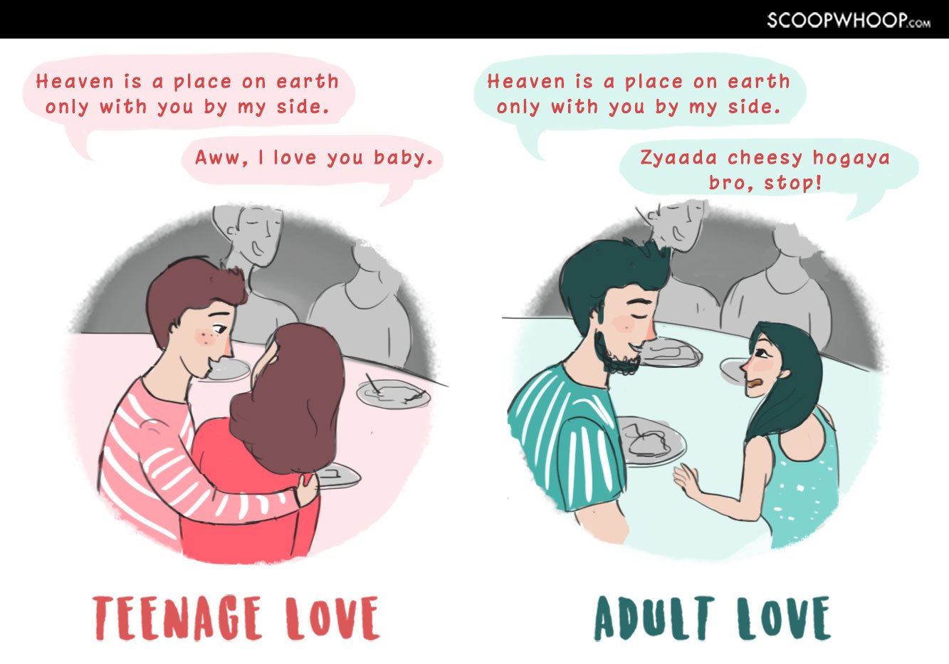 10 Endearing Illustrations That Depict The Evolution Of Love From