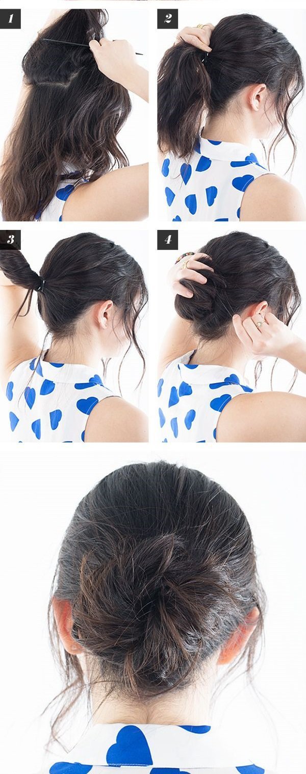 12 Simple Easy Hairstyles For Girls Who Are Always In A 