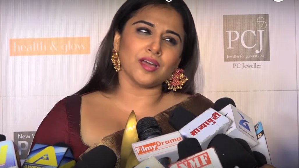 Vidya Balan Has A Befitting Reply To A Reporter Who Body Shames Her