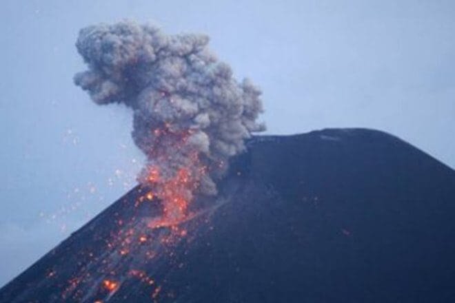 Indonesia volcano eruption  triggers evacuation of 400 