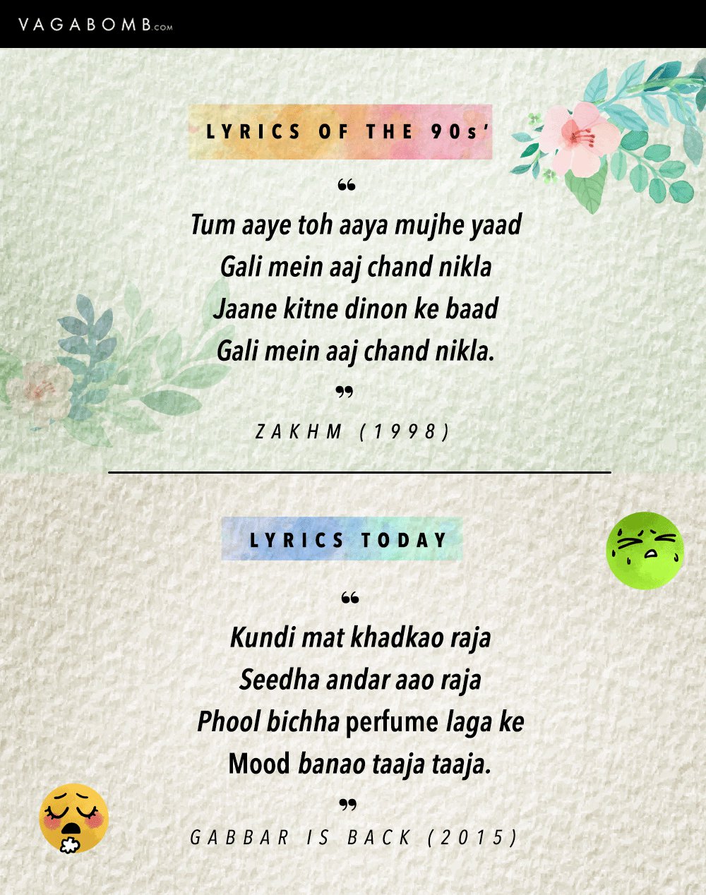 gali mein aaj chand nikla lyrics gali mein aaj chand nikla lyrics