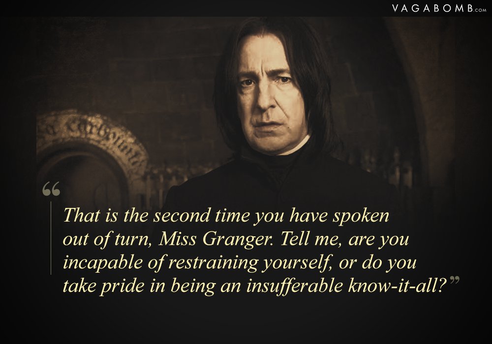 10 Quotes from Severus Snape That Make Him the Most Beloved ‘Villain’