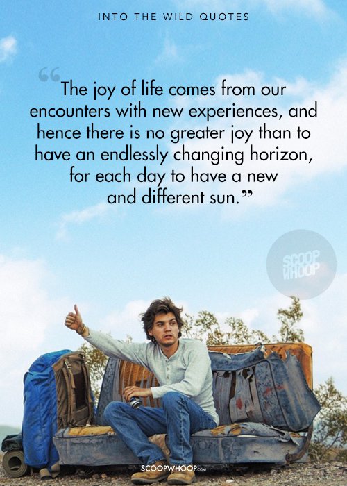 20 'Into The Wild' Quotes That Teach Us That Life Is The Only True