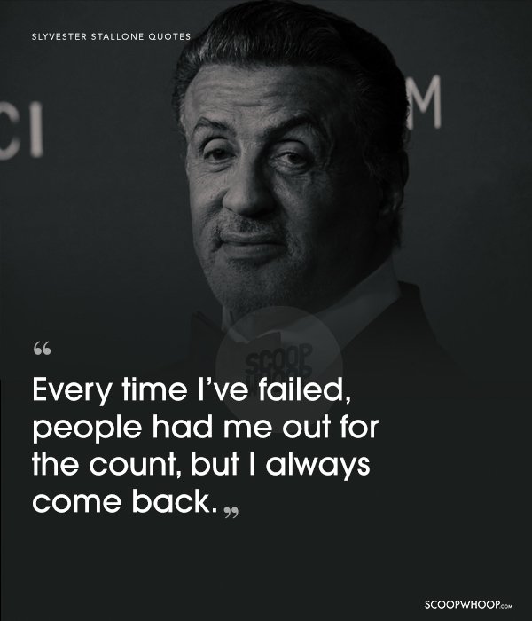 24 Inspirational Quotes By Sylvester Stallone
