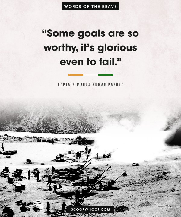 Kargil War Heroes Quotes