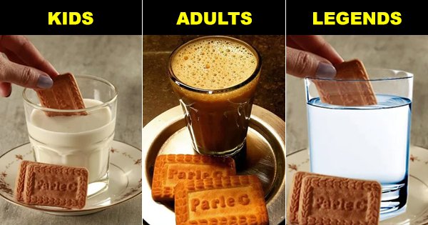 Eating Parle G With Tea Is Great All But Have You Ever Tried It With Water