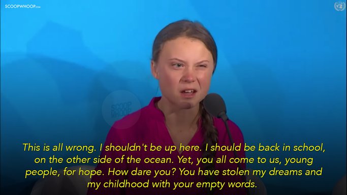 Greta Thunberg's UN Speech Is The Right Call Of Action