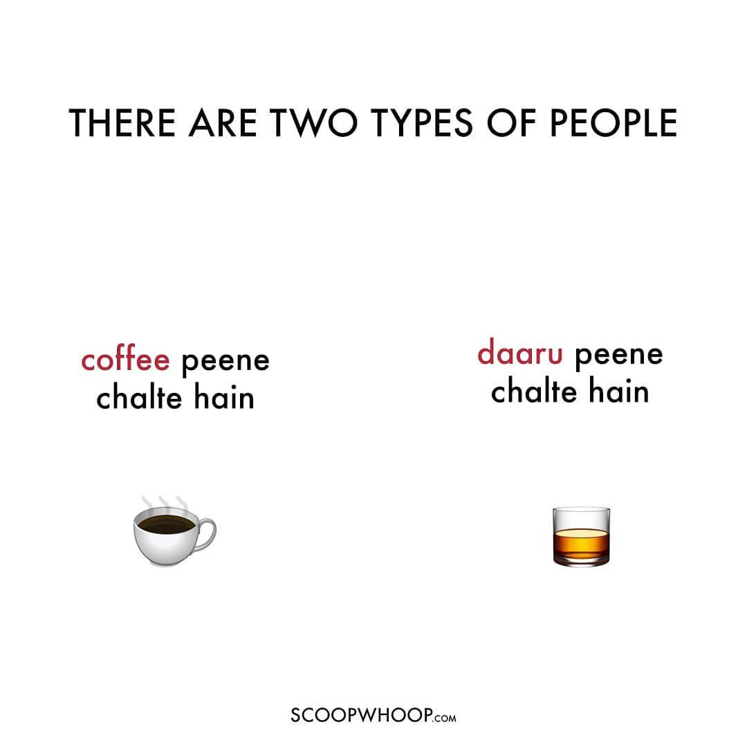 Coffee people Vs Alcohol people