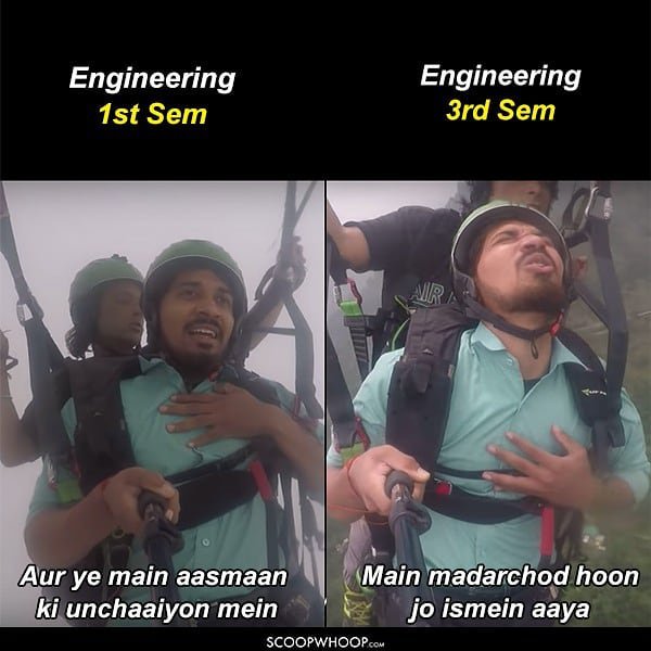 Engineering 1st semester Vs 3rd semester