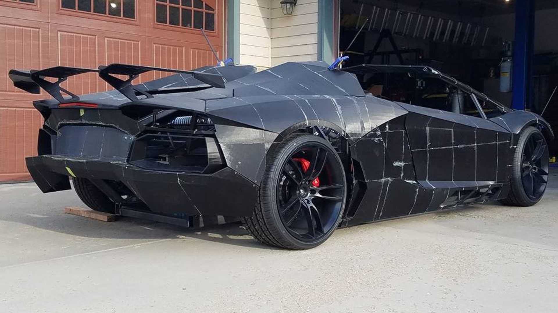 Dad Creates A 3D Printed Lamborghini Aventador For His ...