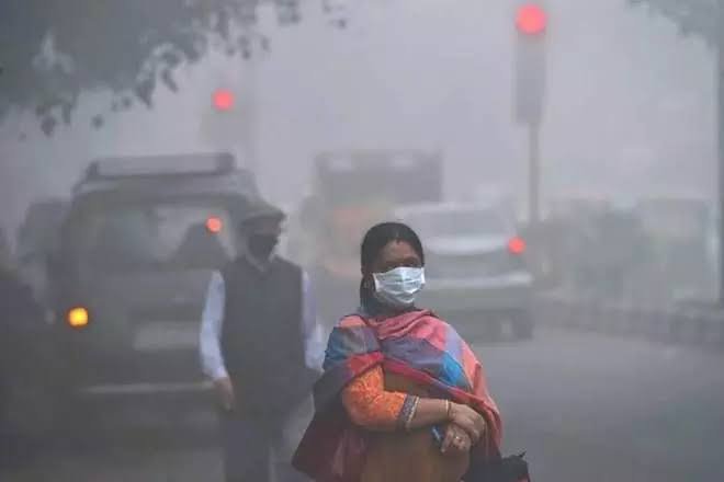 Delhi air pollution rates 