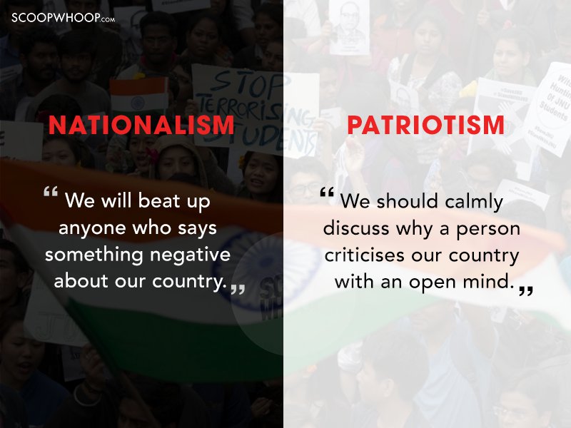 10 Relatable Posters That Differentiate Nationalism Vs. Patriotism In ...