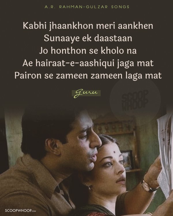 12 Songs By Rahman & Gulzar That Are Pure Magic