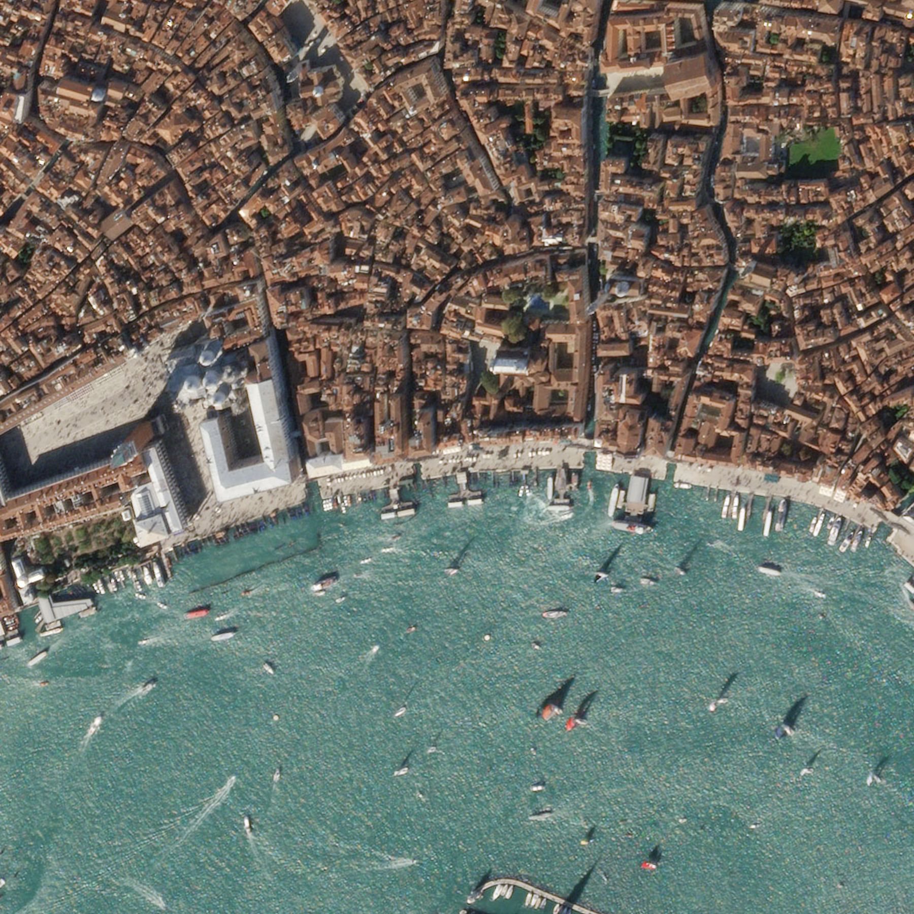 Венеция вид со спутника