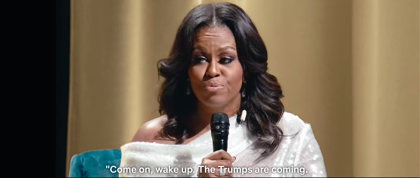 michelle obama wake up time