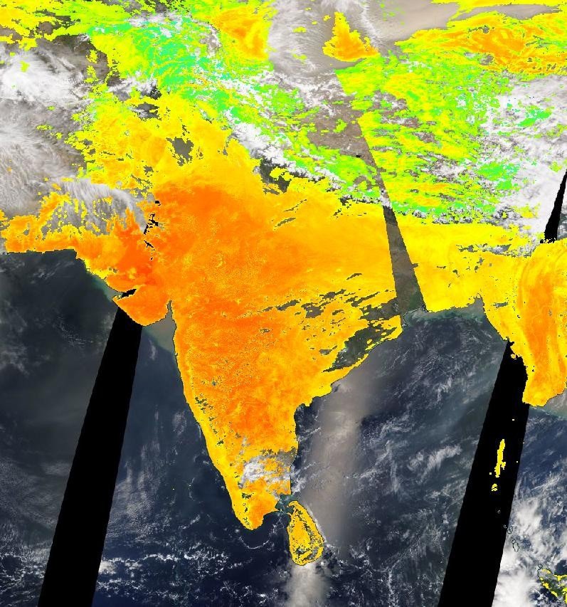 India Is Burning Up NASA Satellite Images Show The Extent Of The