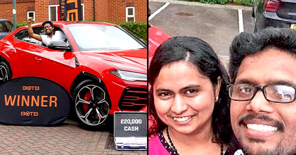 This Kerala Couple Living In UK Just Won A Lamborghini 
