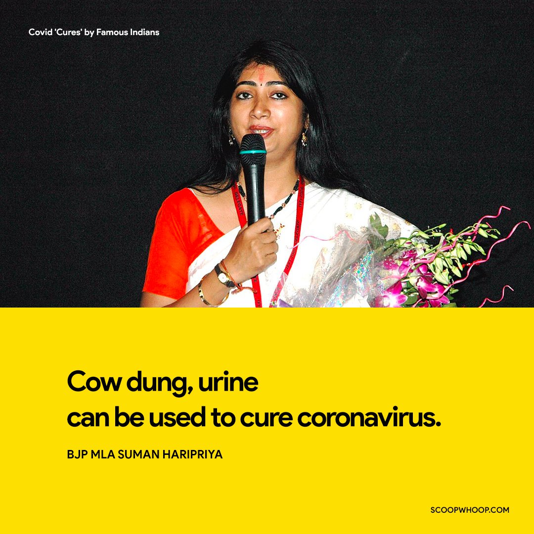 10 Coronavirus 'Cures' That Have Been Offered By Indian Celebs & Politicians 5