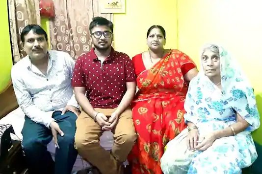 Saurav Chordia with his family 