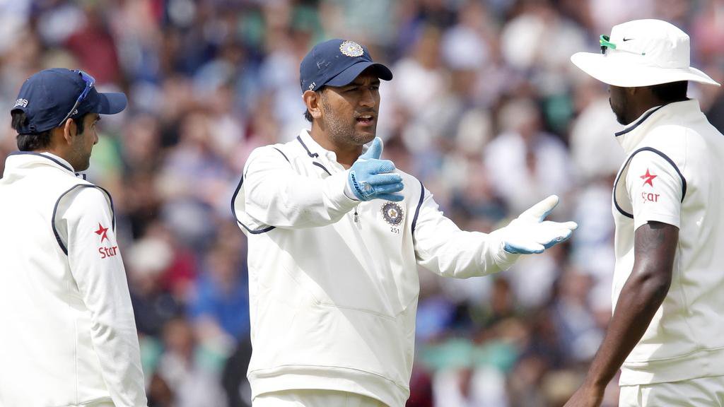 Dhoni in test cricket