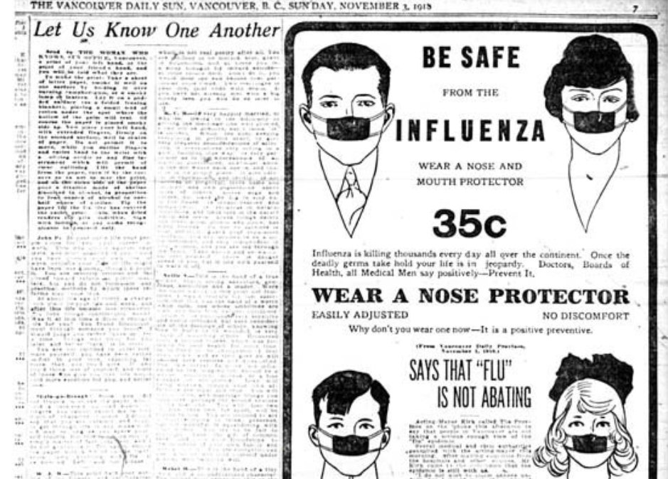 15 Ads From The 1918 Spanish Flu That Are Eerily Similar To The 2020 ...
