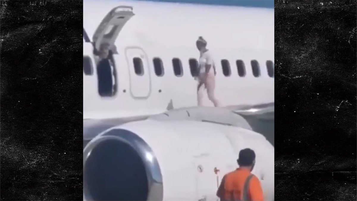 Passenger Opens Emergency Exit & Casually Takes A Stroll On The Plane Wing Cuz She Was 'Feeling Hot' 2