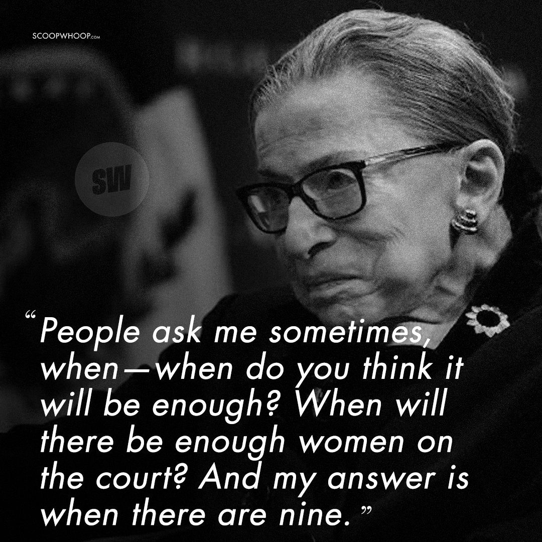 19 Empowering Quotes From The Badass RBG That Will Continue To Inspire ...