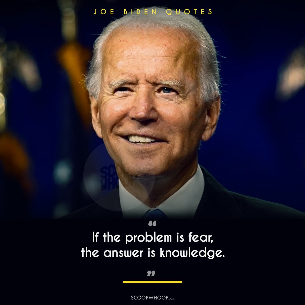 Quotes By US President-Elect Joe Biden