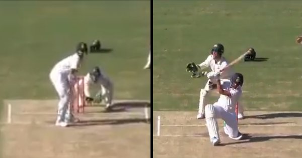 Washington Sundar's No-Look Six Off Nathan Lyon Sets ...