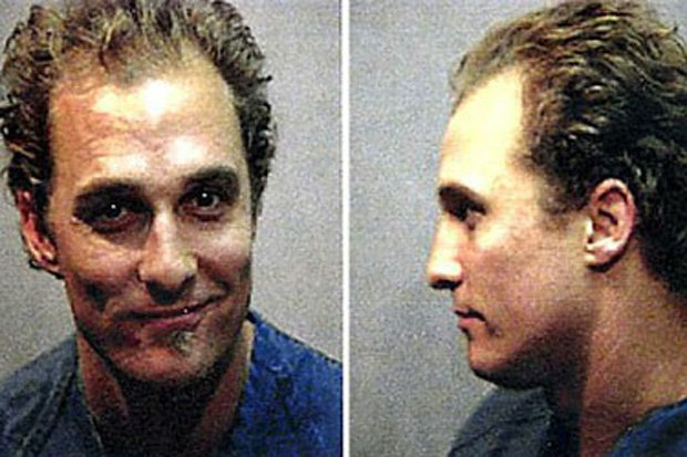 Matthew McConaughey Mugshot