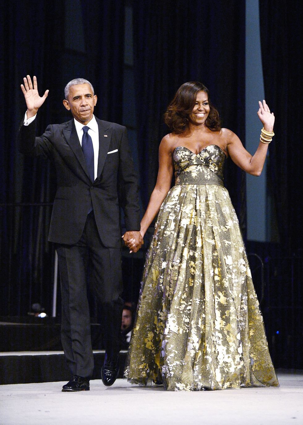 Michelle Obama dans Naeem Khan 