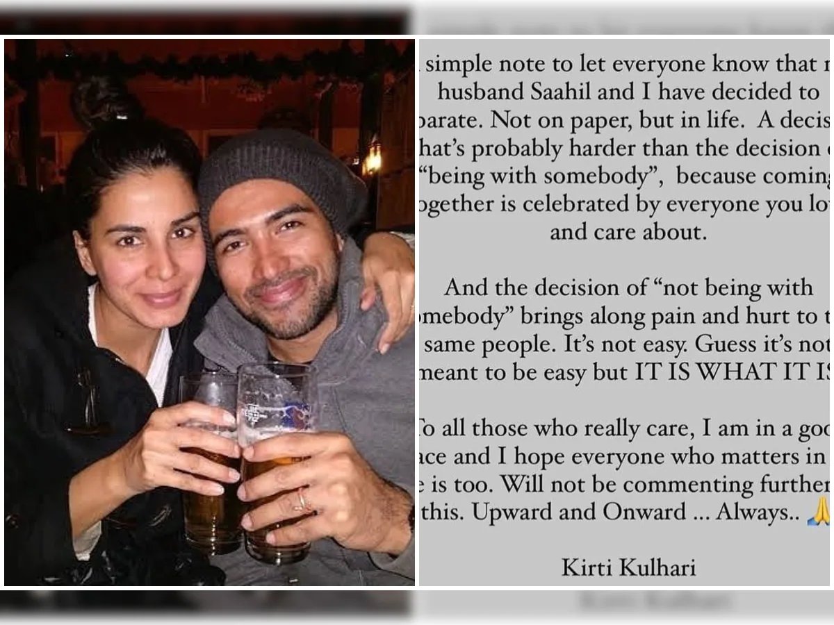 Divorcio de Kirti Kulhari