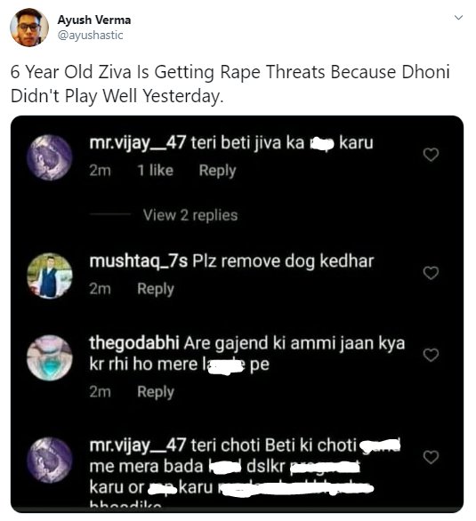 Rape Threats India