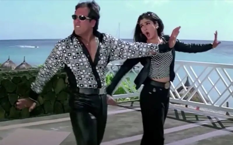 Govinda and Raveena Tandon