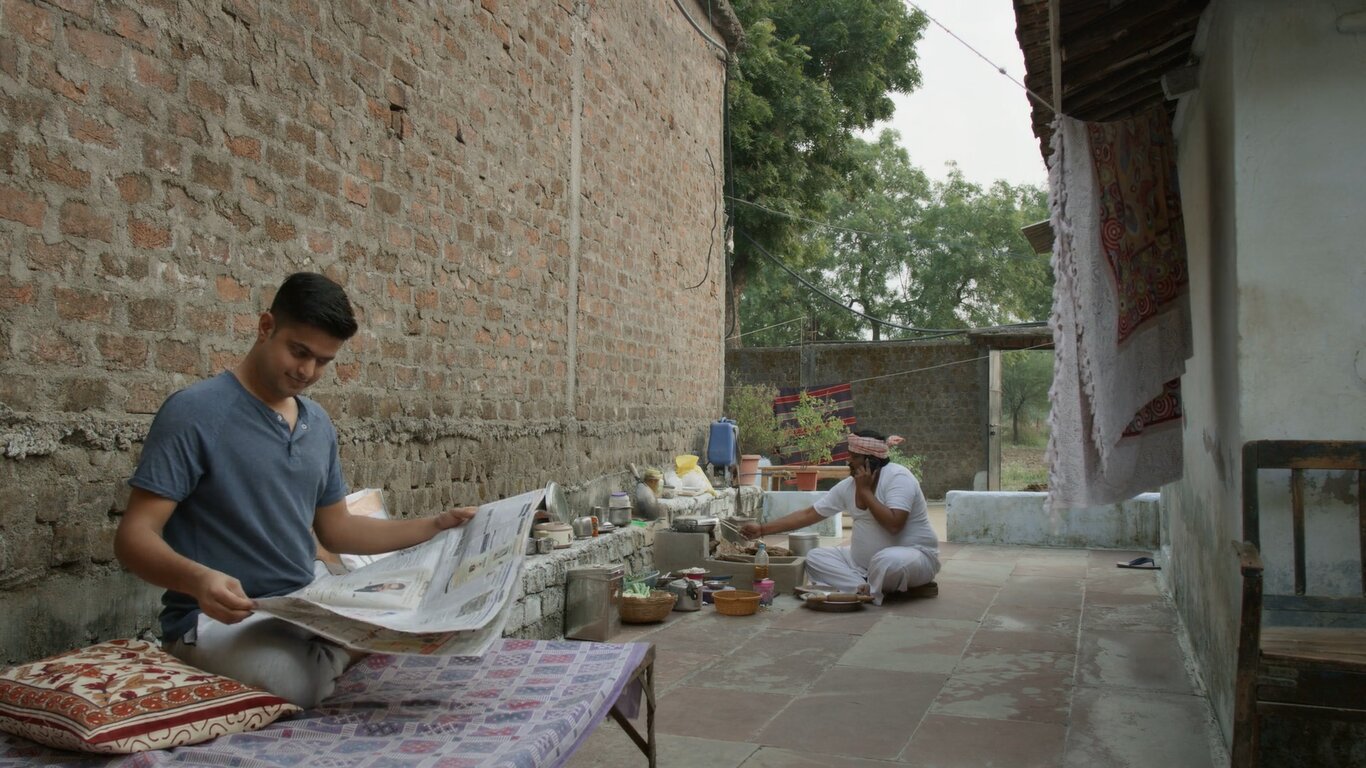 Prahlad with his son, Rahul