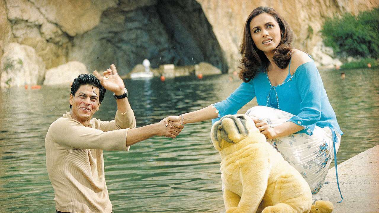 Shah Rukh and Rani in Chalte Chalte