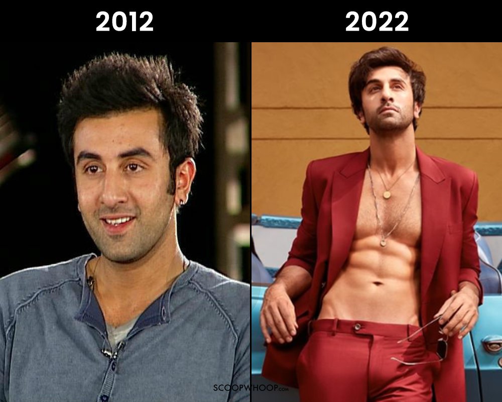 ranbir kapoor 2012 vs 2022