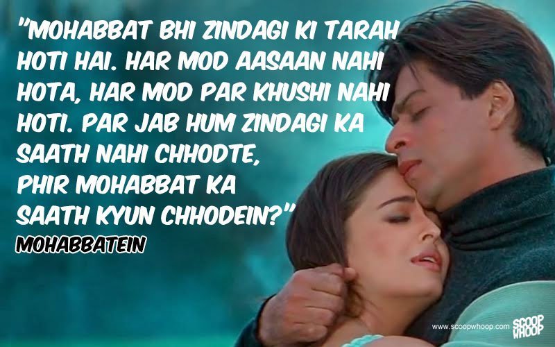 50 Bollywood Romantic Dialogues That Will Make You Fall In Love