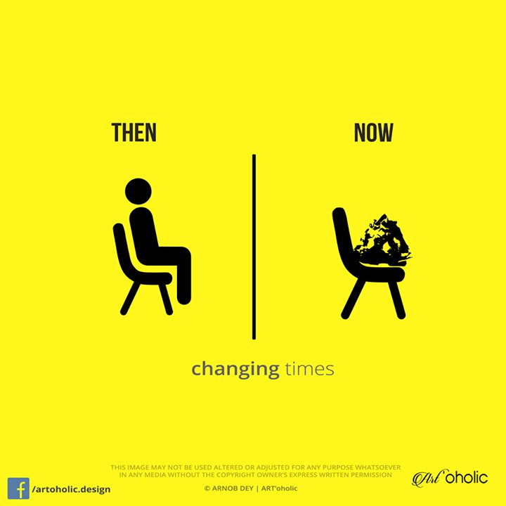 These 10 Then And Now Posters Perfectly Describe How Life Has Changed ...