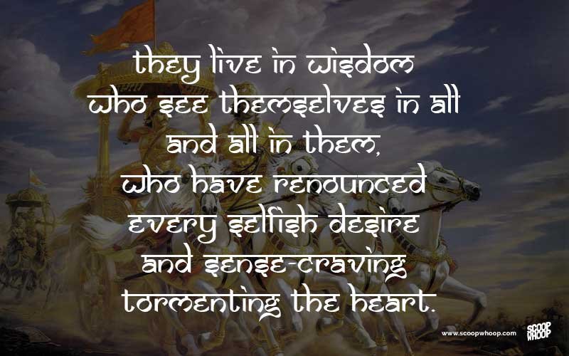 30 Bhagavad Gita Quotes That Have Life Changing Lessons For All Of Us