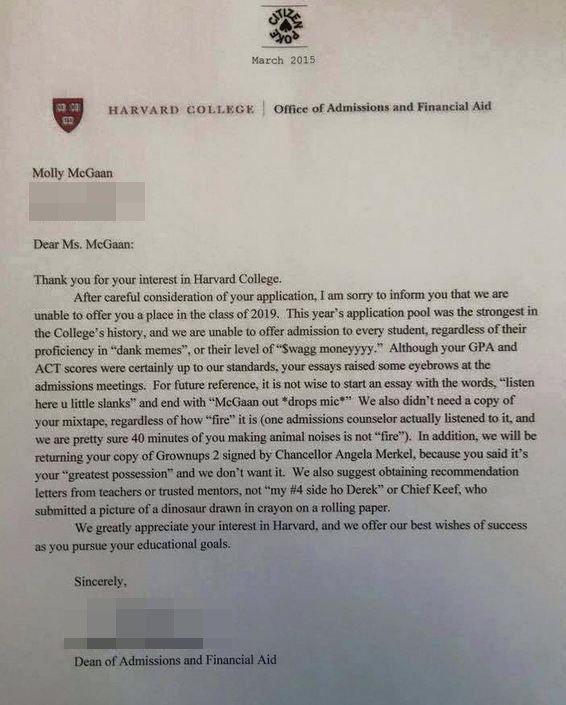 essays that got into harvard