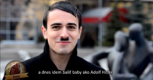 This Guy Dressed Up As Adolf Hitler Tries To Pick Up Women Using Nazi