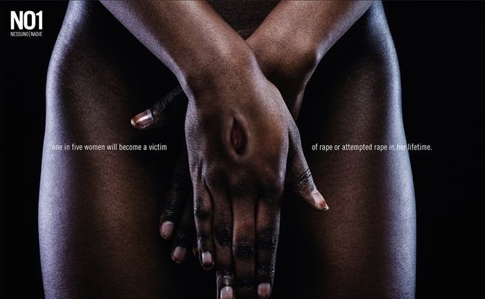 700px x 432px - Artist Creates Campaign For Violence Against Women. FB Calls ...